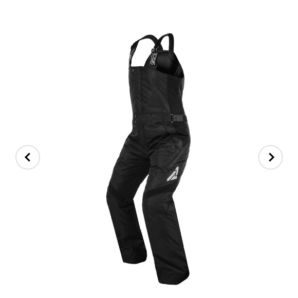 FXR Womens Sugar Snowmobile Bibs Moisture Wicking Insulated Black Snow Pants - Picture 1 of 7
